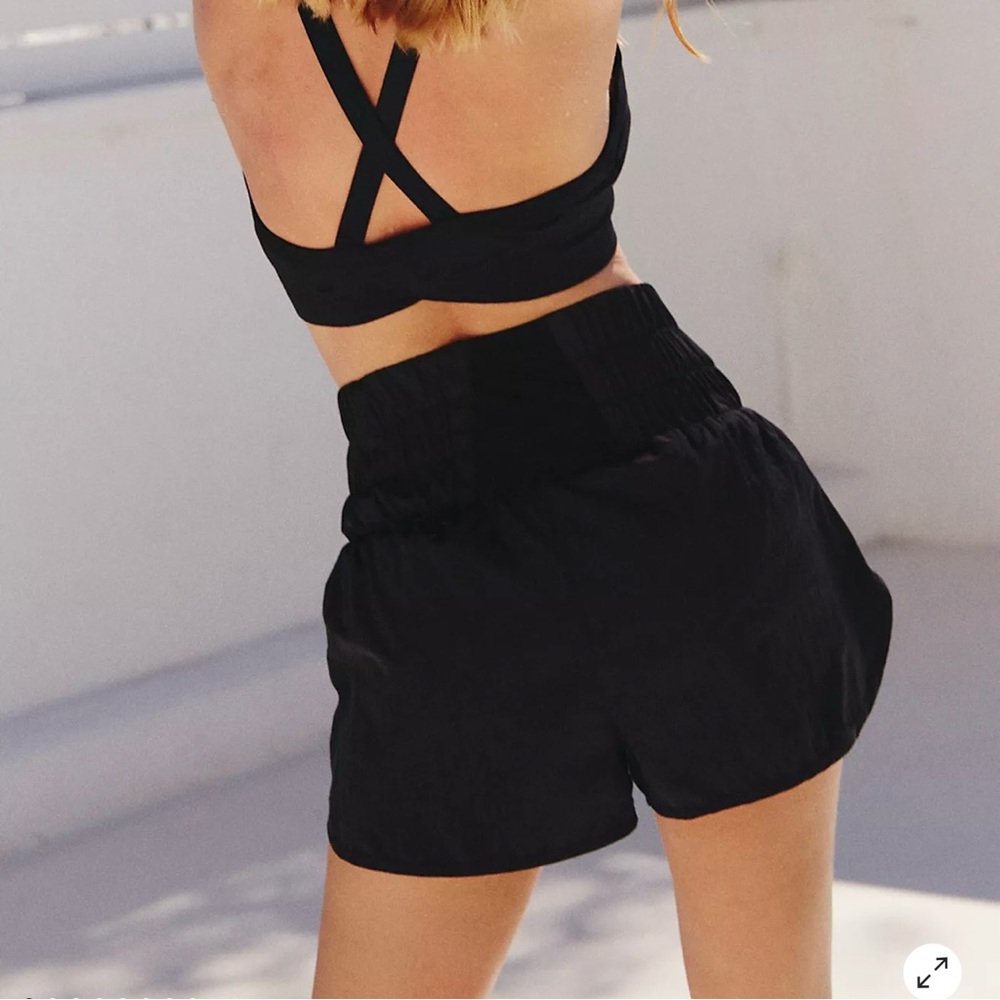 Free People Movement The Way Home Shorts Black Medium - Picture 3 of 8